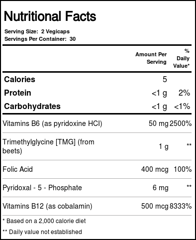 Solgar Moduladores de homocisteína 60 Cápsulas Vegetarianas - Imagem 2