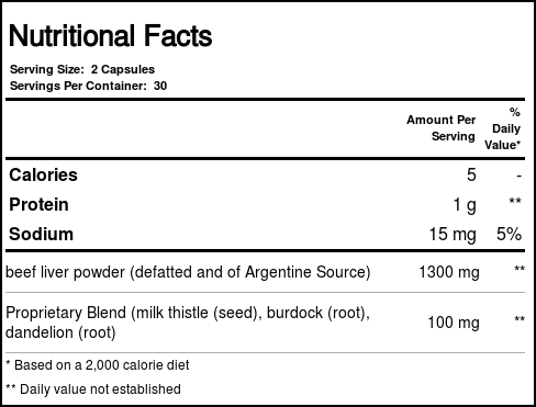 Solaray Fígado Cápsulas 60 Cápsulas - Imagem 2