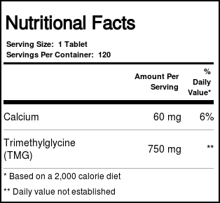 Source Naturals TMG 120 Tabletes - Imagem 2