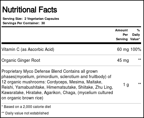Nature's Way Myco Defesa 60 Cápsulas Vegetarianas - Imagem 4
