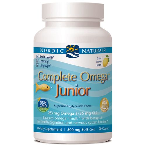 Nordic Naturals Omega-3.6.9 Júnior limão 90 mastigáveis Cápsulas em Gel