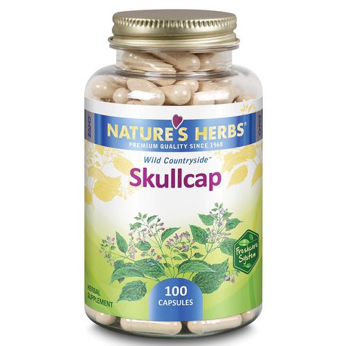Nature's Ervas Scullcap 100 Cápsulas
