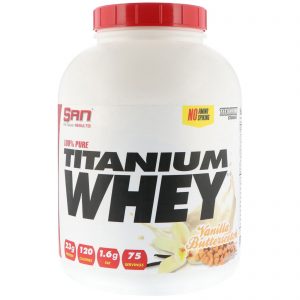 Comprar san nutrition, 100% pure titanium whey, vanilla butterscotch, 5 lb (2268 g) preço no brasil pré treino suplemento importado loja 63 online promoção - 18 de agosto de 2022