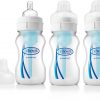 Comprar dr. Brown's, natural flow, wide-neck, 0 + months, 3 pack bottles, 8 oz (240 ml) each preço no brasil ervas infantis suplemento importado loja 7 online promoção - 27 de setembro de 2022