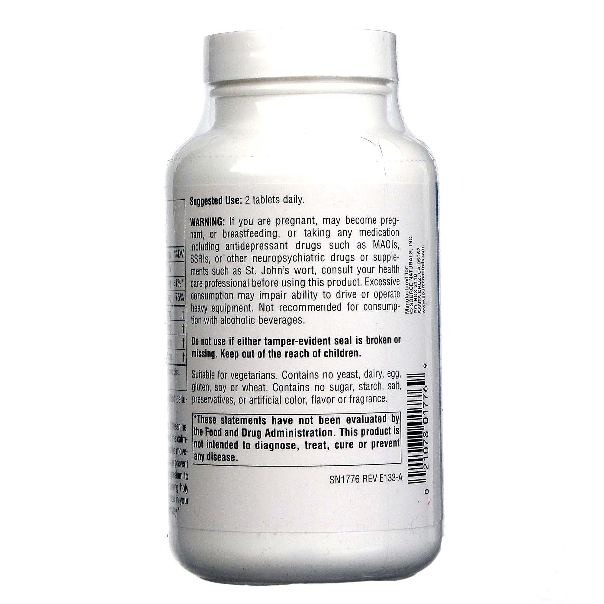 Source Naturals Chánina Serene 120 Tabletes - Imagem 3