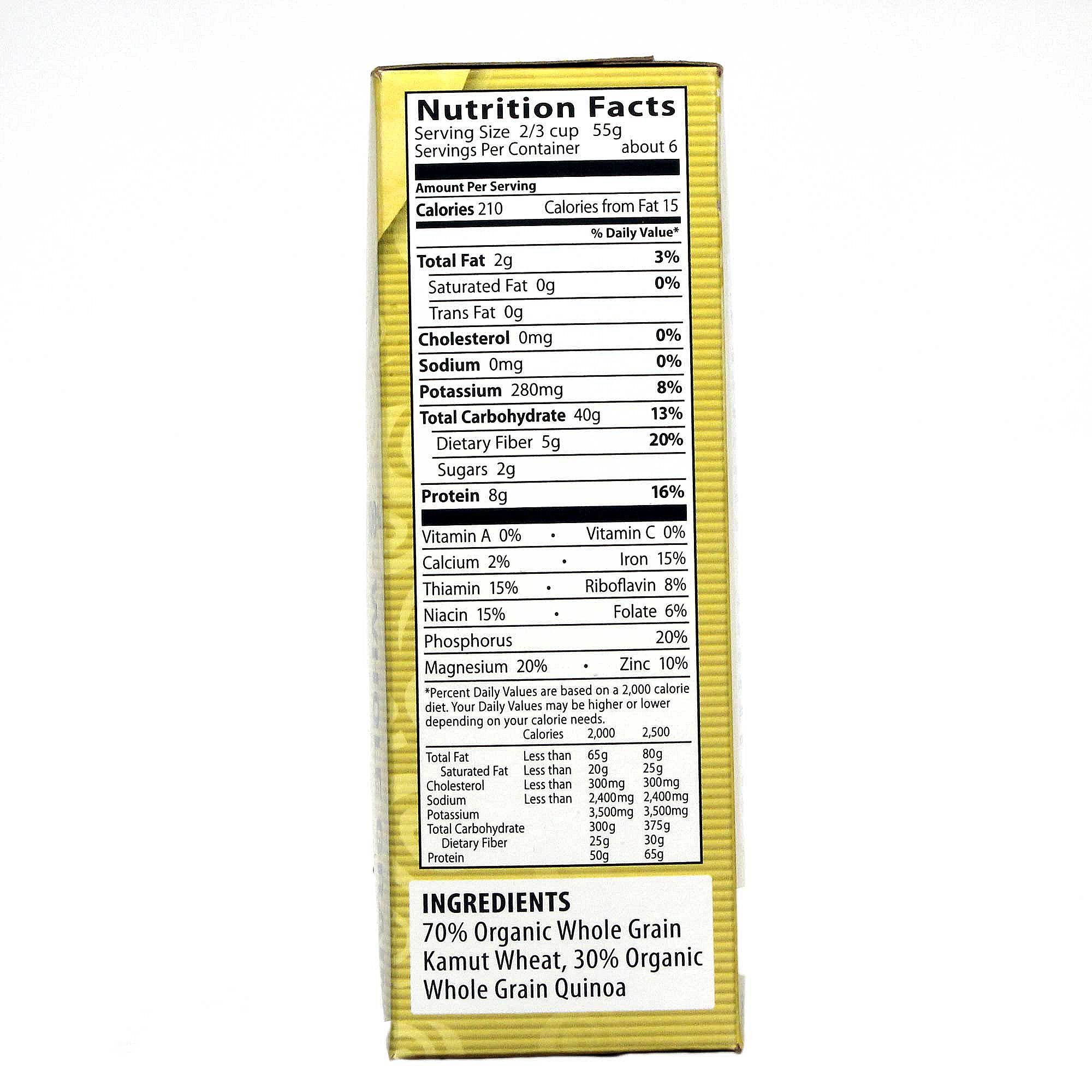 Eden Foods Kamut Orgânica e Quinoa Twisted Pair Pasta (6 Pack) (6) - 12 Caixas oz - Imagem 2