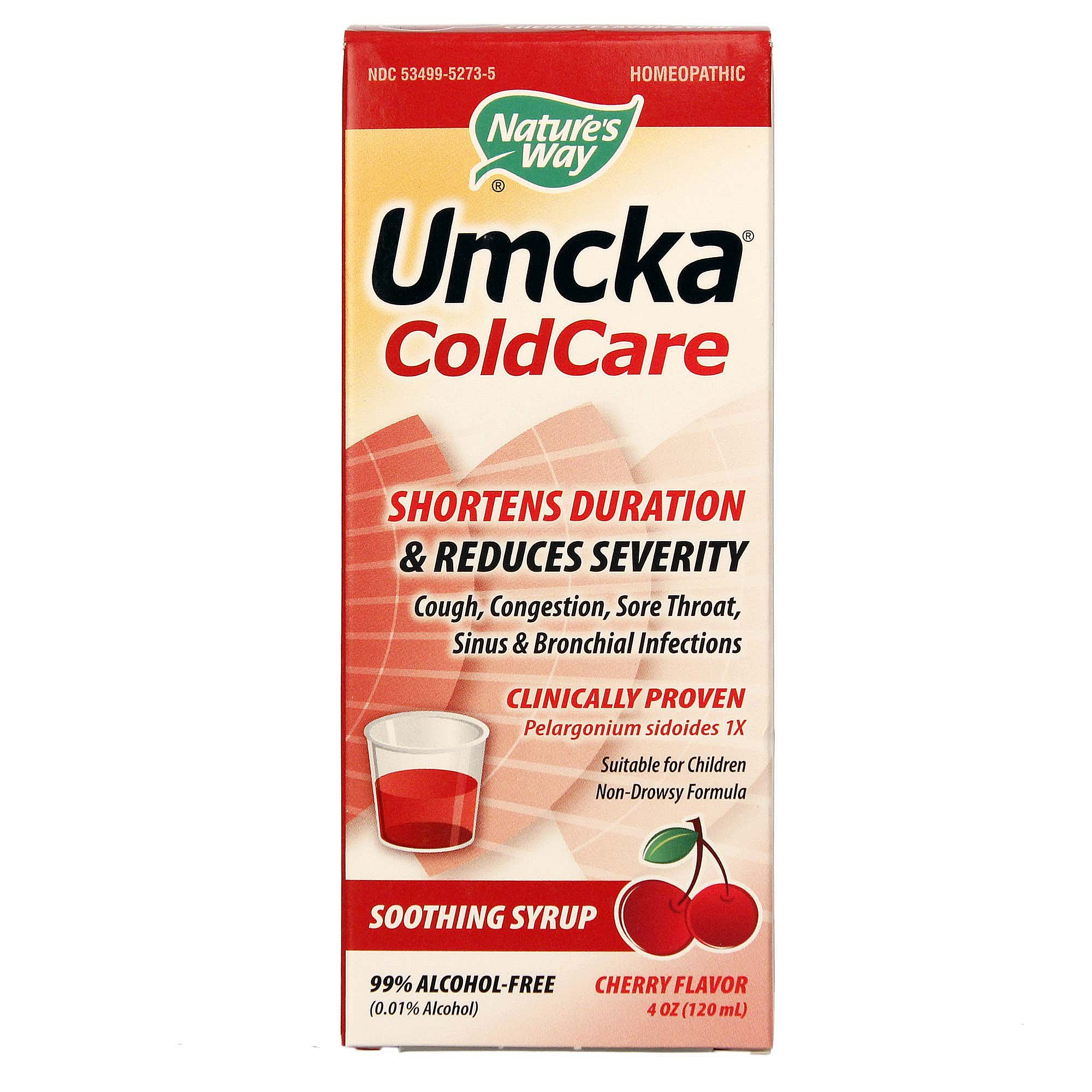 Nature's Way Umcka ColdCare xarope de cereja 4 fl oz