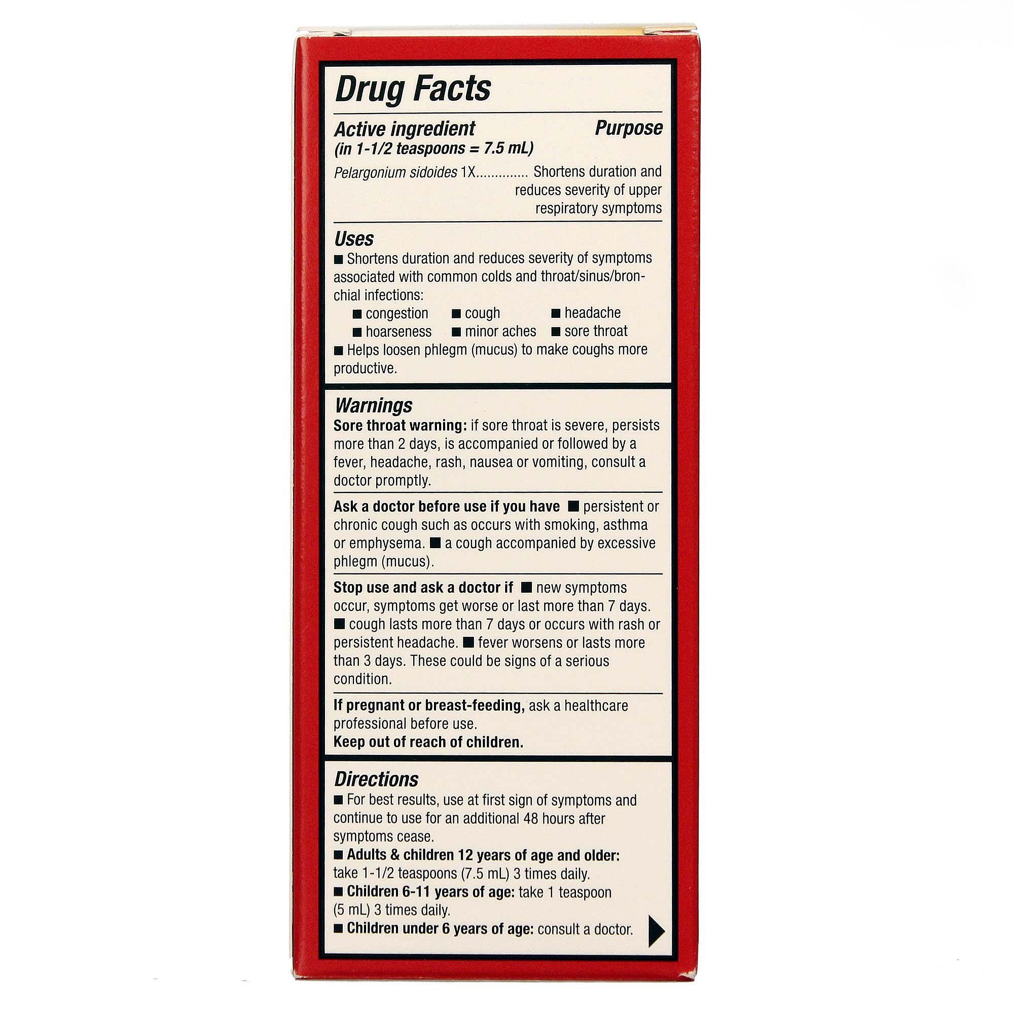 Nature's Way Umcka ColdCare xarope de cereja 4 fl oz - Imagem 2