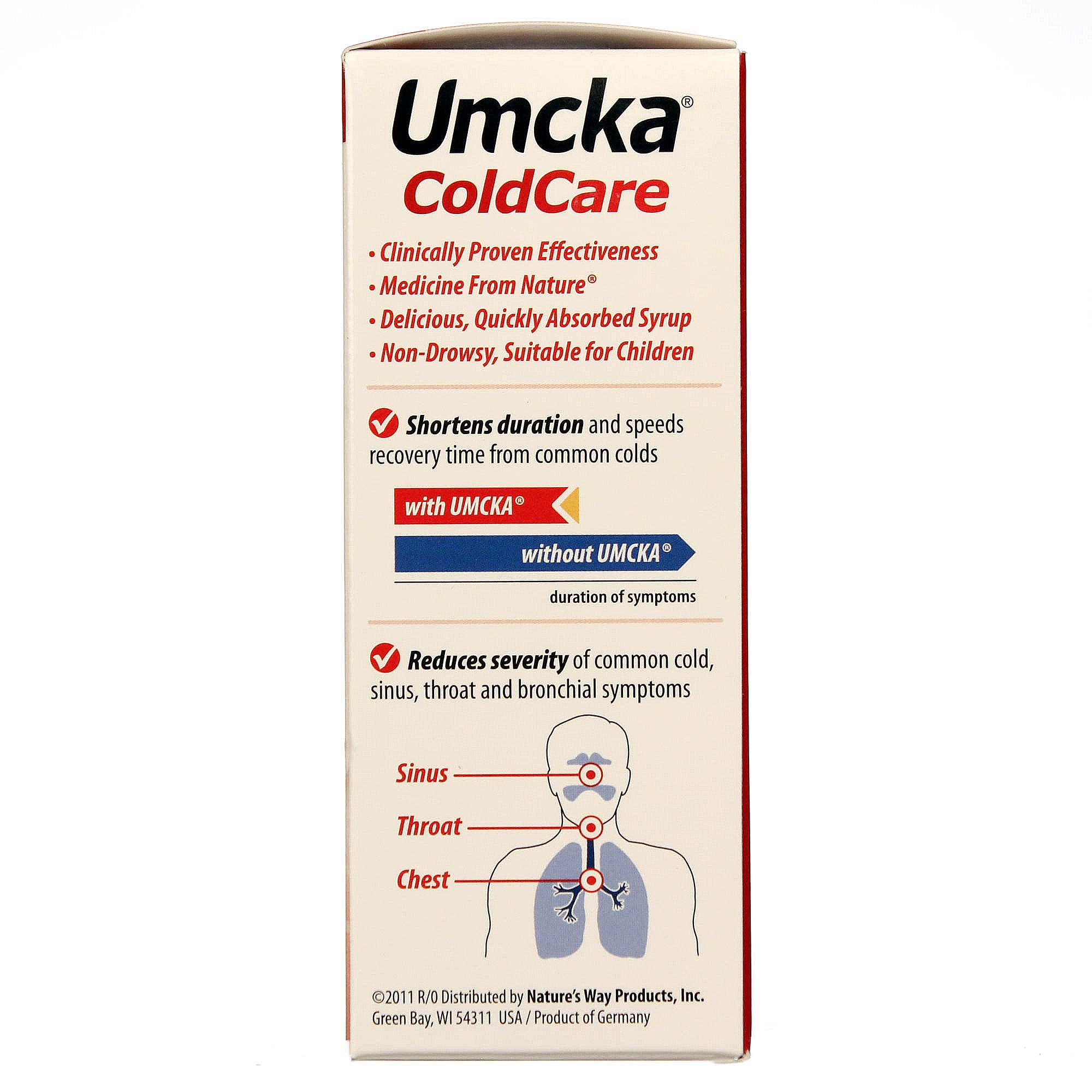 Nature's Way Umcka ColdCare xarope de cereja 4 fl oz - Imagem 4