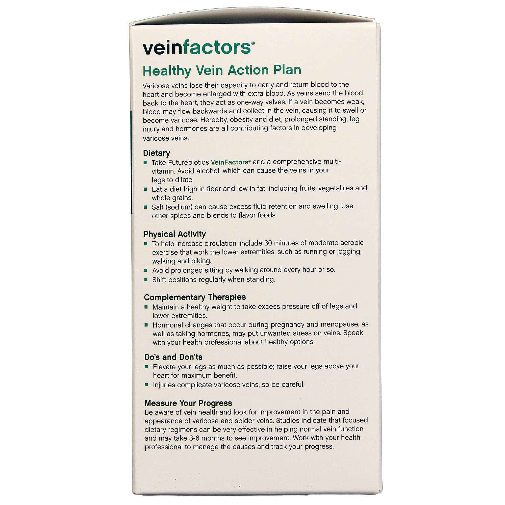 Futurebiotics VeinFactors 90 Cápsulas - Imagem 4