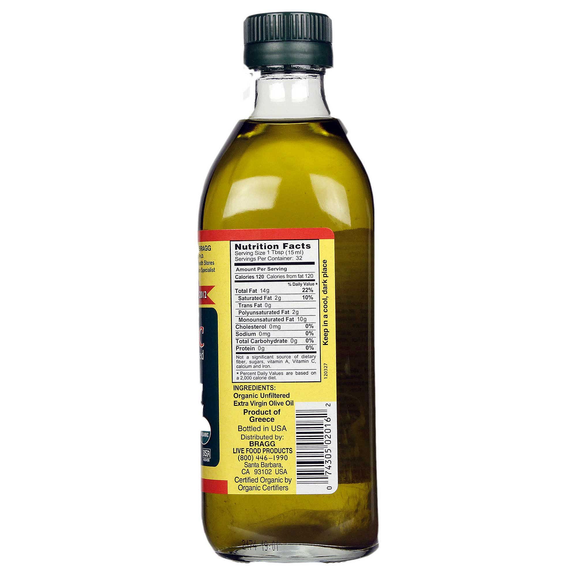 Bragg Extrato Orgânica Virgin Olive Oil 16 fl oz - Imagem 2