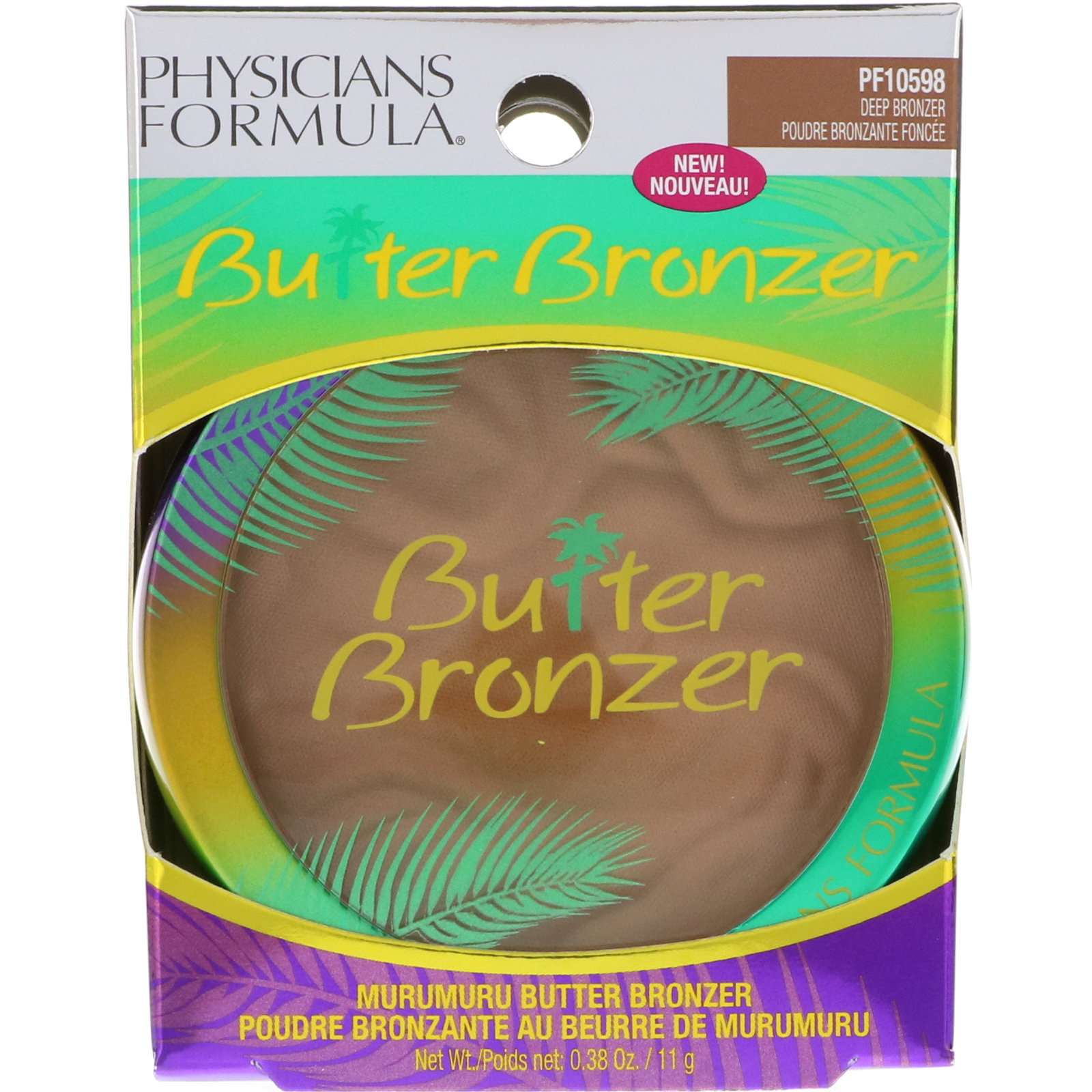 Physician's Formula, Inc., Butter Bronzer, Deep Bronzer, 0.38 oz (11 g) - Imagem 2