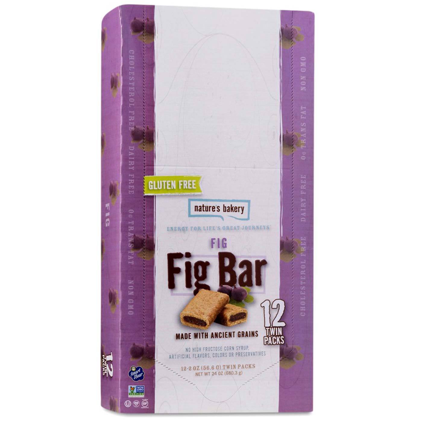 Nature's Bakery Gluten Free Fig Barras - 12 Barras