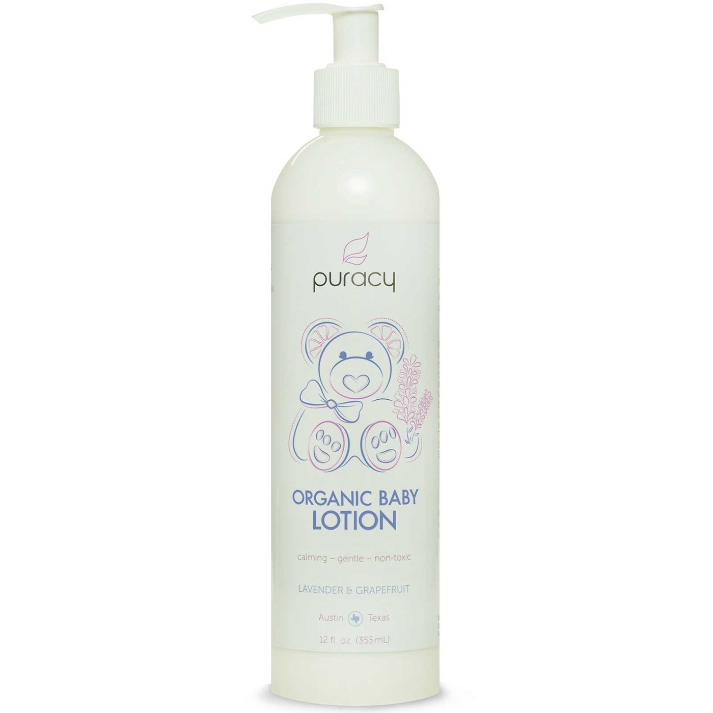 Puracy Orgânico Bebê Lotion - 12 fl oz