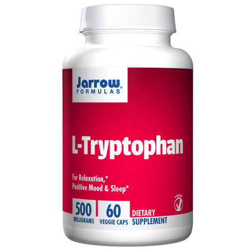 Jarrow Formulas L-Tryptophan - 500 mg - 60 Cápsulas