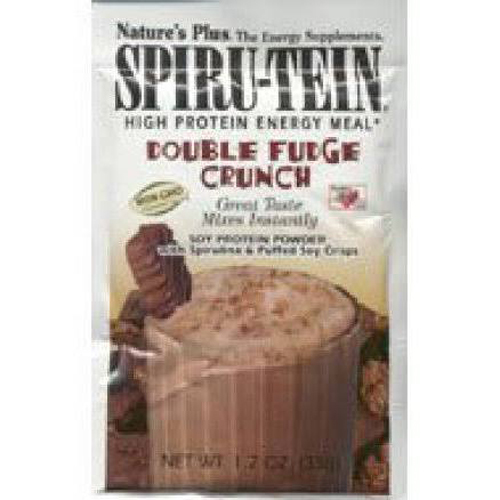 Nature's Plus Spiru-Tein, Double Fudge Crunch - 8 Packets