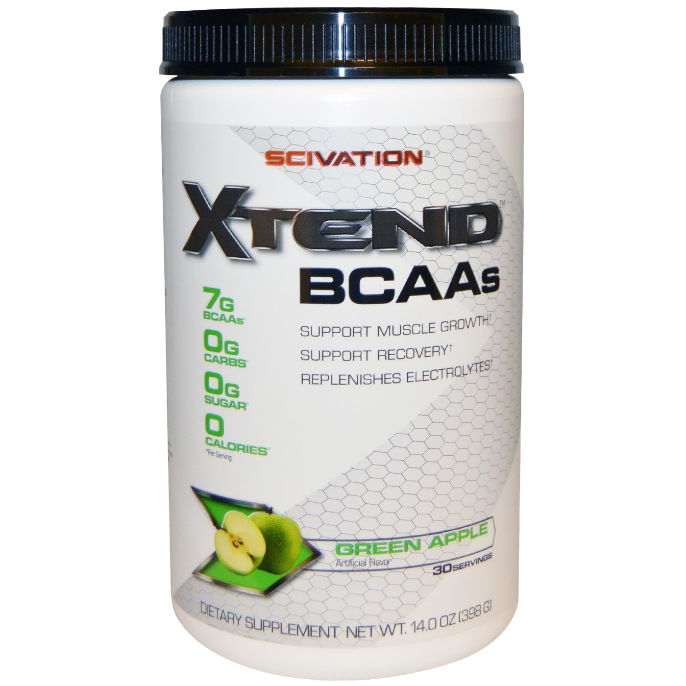 Scivation XTEND, Maçã verde - 14.5 oz