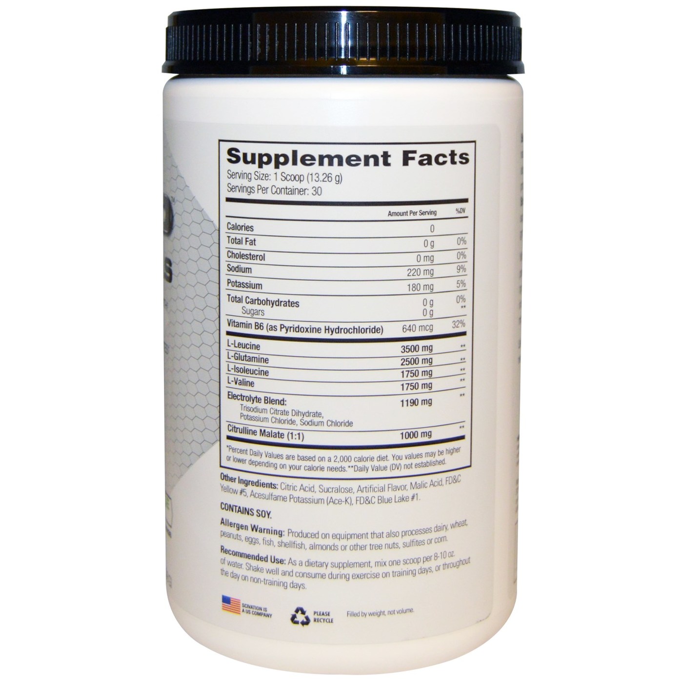 Scivation XTEND, Maçã verde - 14.5 oz - Imagem 2