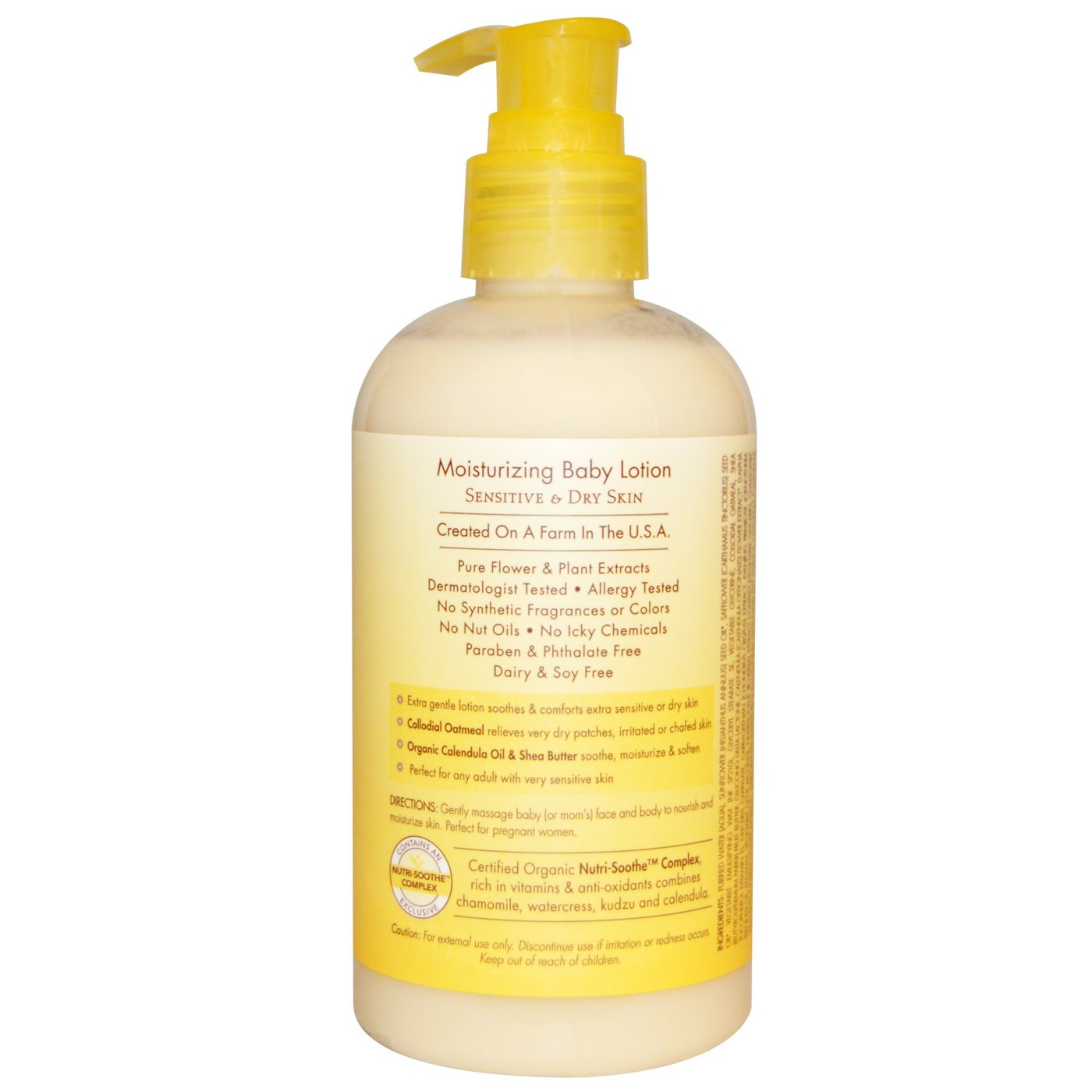 Babo Botanicals Bebê Lotion, Calêndula - Moisturizing - 8 oz - Imagem 2