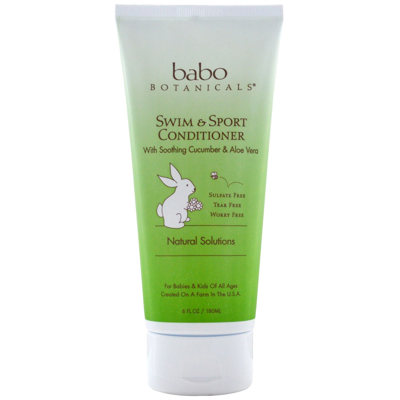 Babo Botanicals Swim and Sport Conditioner Cucumber Aloe - 6 oz