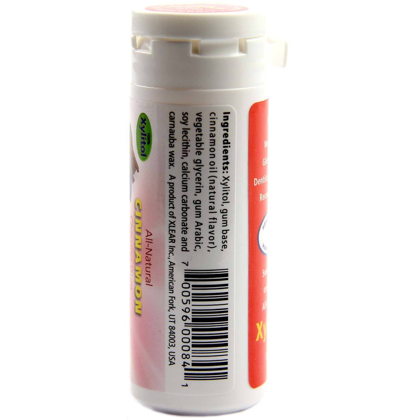 Xlear Spry Chewing Gum, Canela - 6 Pack, 30 Count - Imagem 2