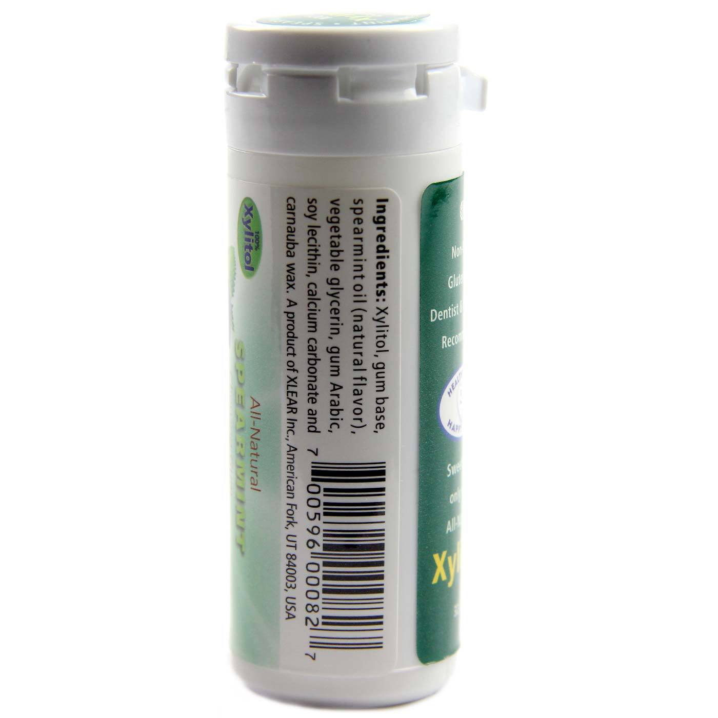 Xlear Spry Chewing Gum, Hortelã - 6 Pack, 30 Count - Imagem 2