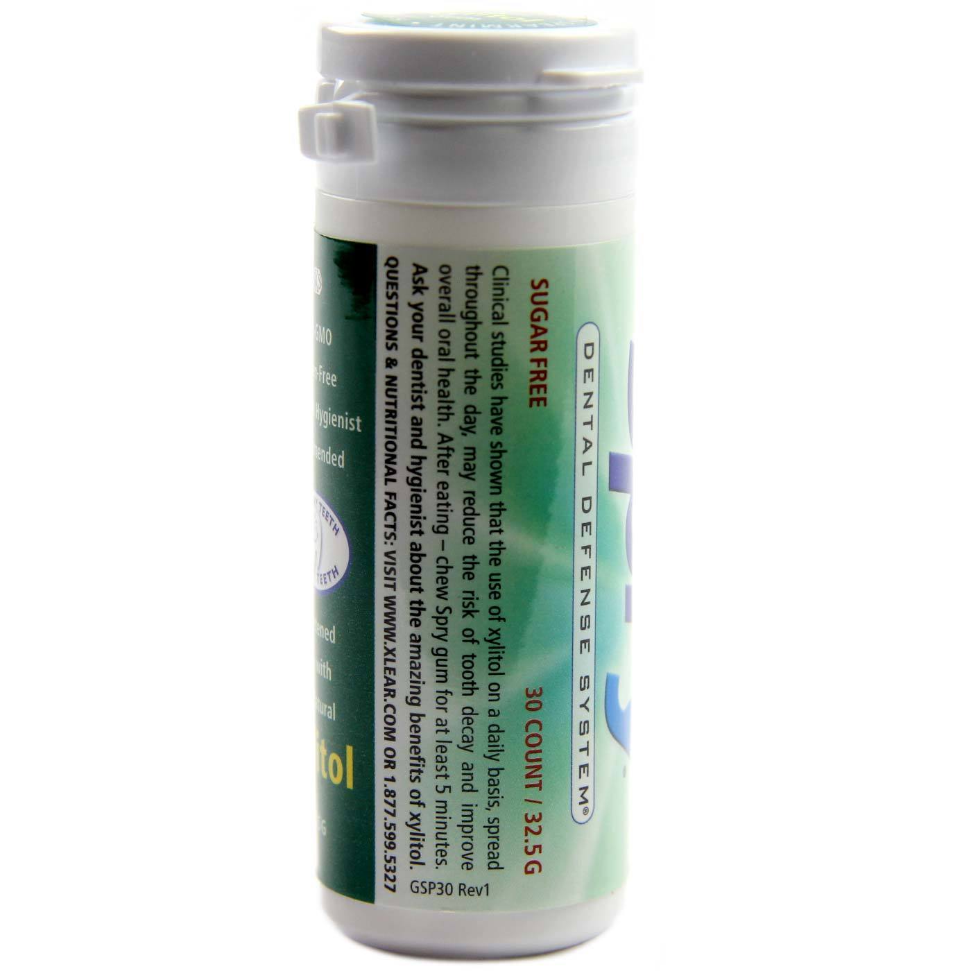 Xlear Spry Chewing Gum, Hortelã - 6 Pack, 30 Count - Imagem 4