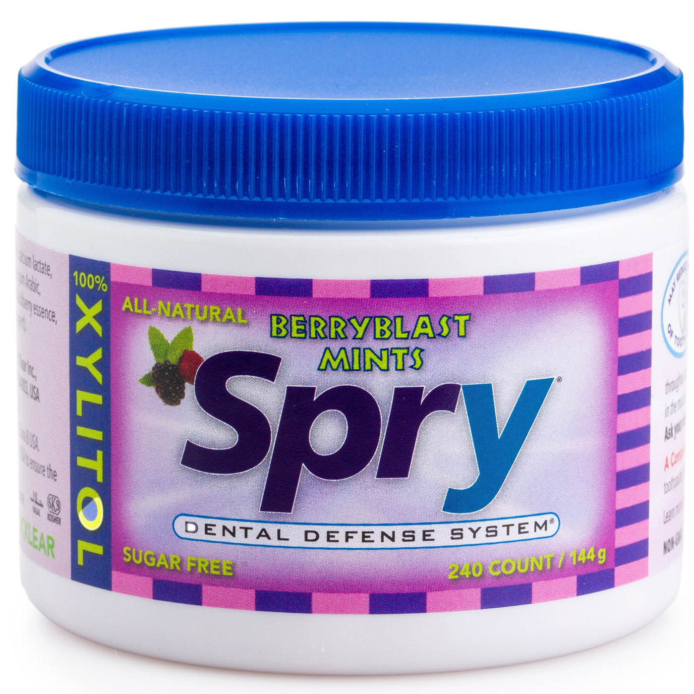 Xlear Spry Mints, Burst de Berry - 240 Count