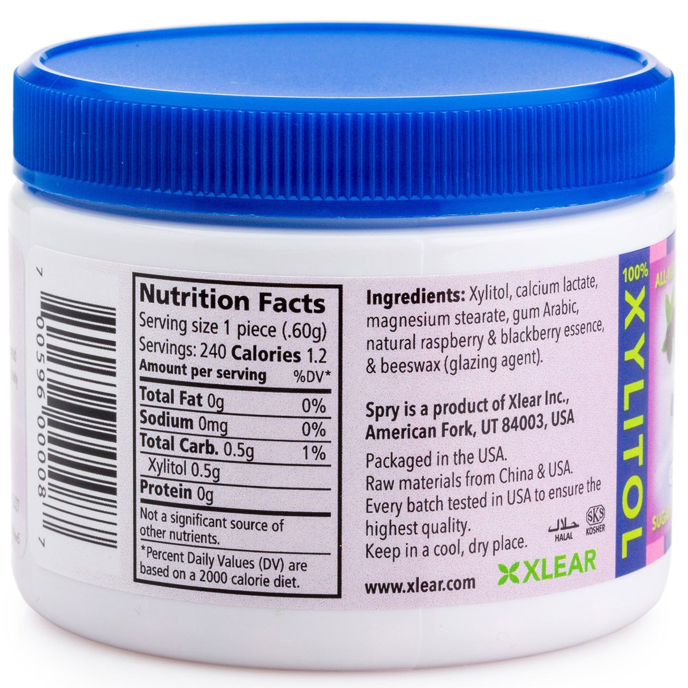 Xlear Spry Mints, Burst de Berry - 240 Count - Imagem 2