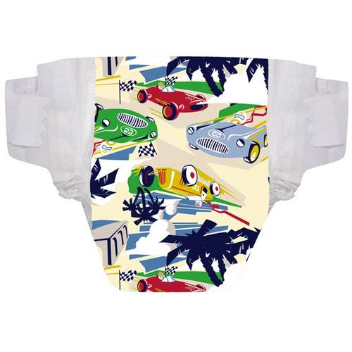 The Honest Company Spring Diapers, Carros de Corrida - Size 3 (M), 34 pack