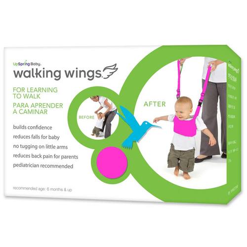 UpSpring Walking Wings Bebê Learning to Walk Assistant, Rosa - 1 Walking Wing