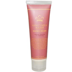 Nubian Heritage Do leite de cabra e Chai com Rose Extrato Hand Cream 4 fl oz