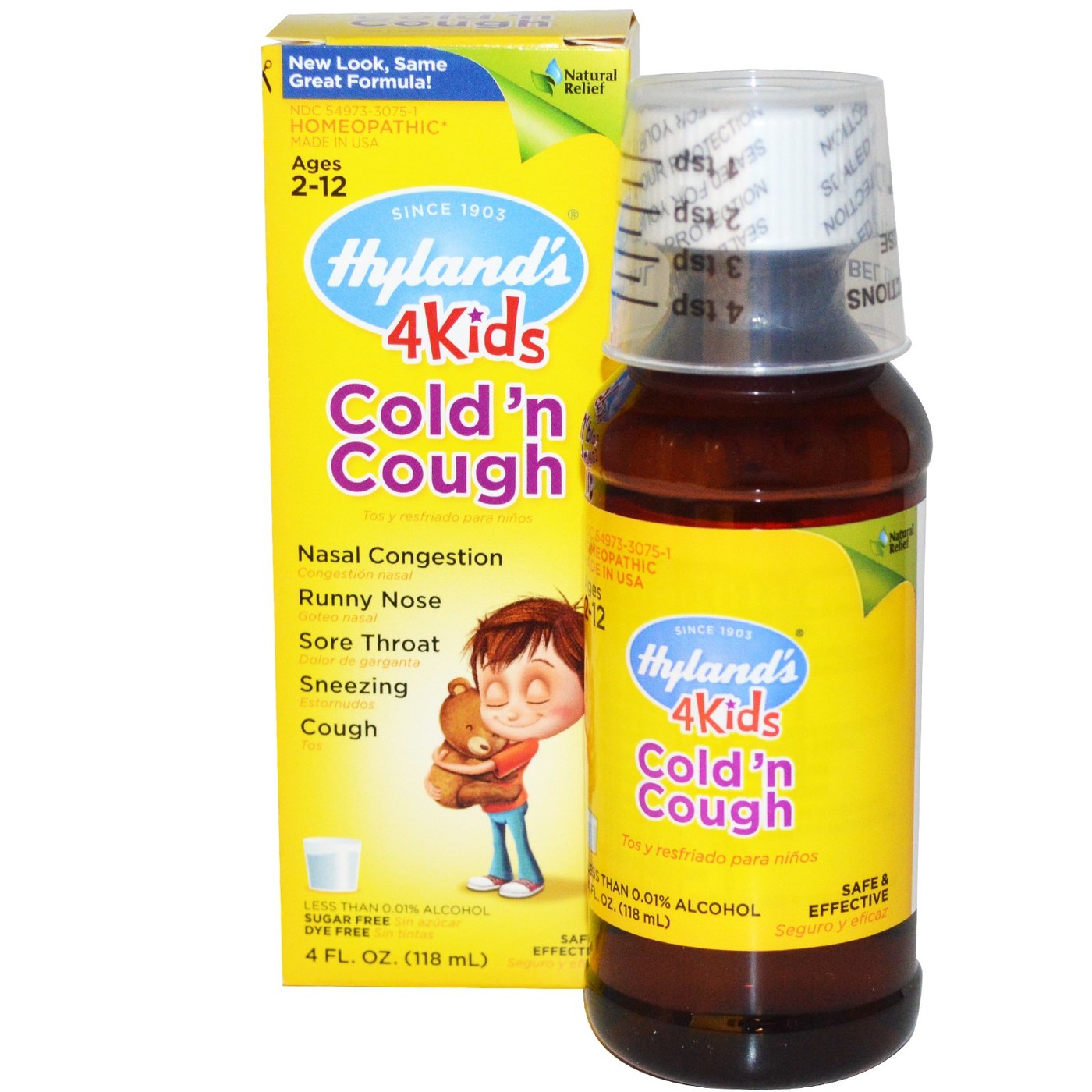 Hyland's N Tosse 4 fl oz 4 Kids Fria '