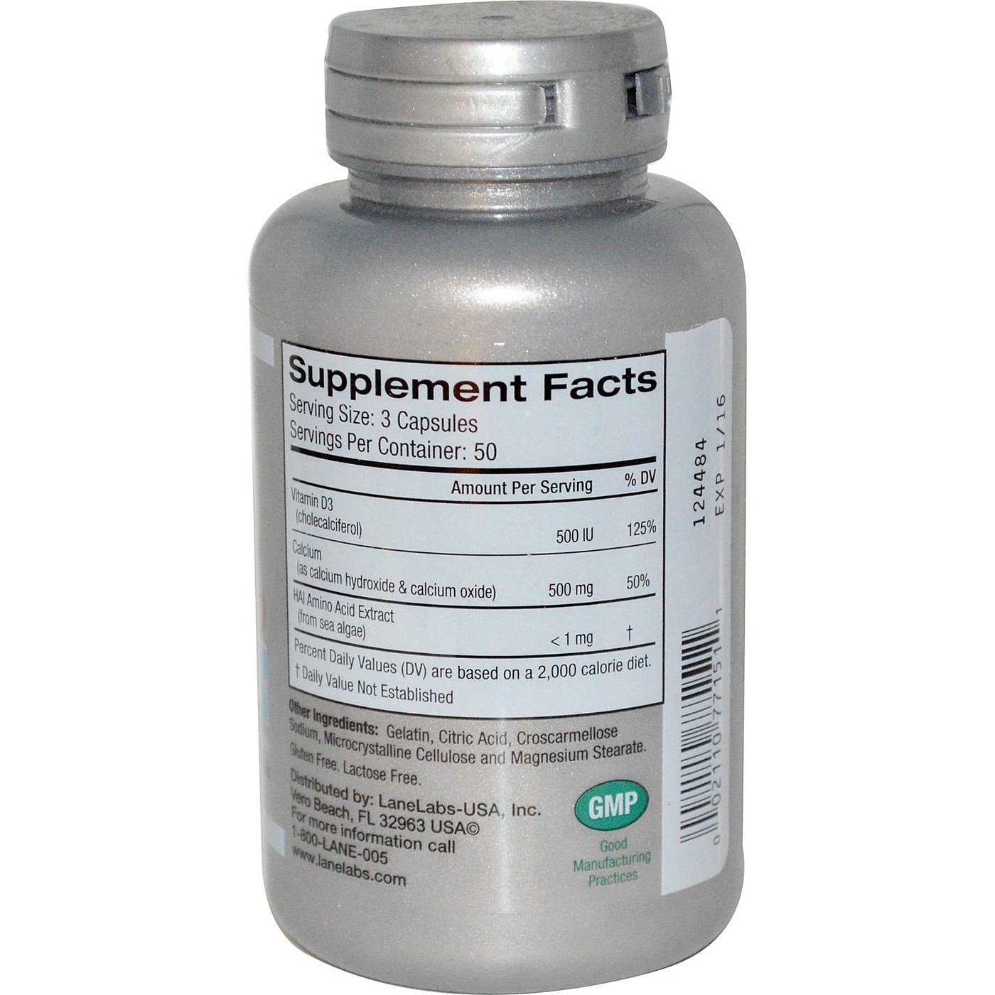 Lane Labs AdvaCAL 1000 150 Cápsulas - Imagem 2