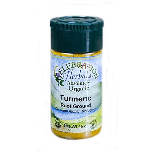 Celebration Ervaals Curcuma Raiz terra Orgânico 3,5 onças