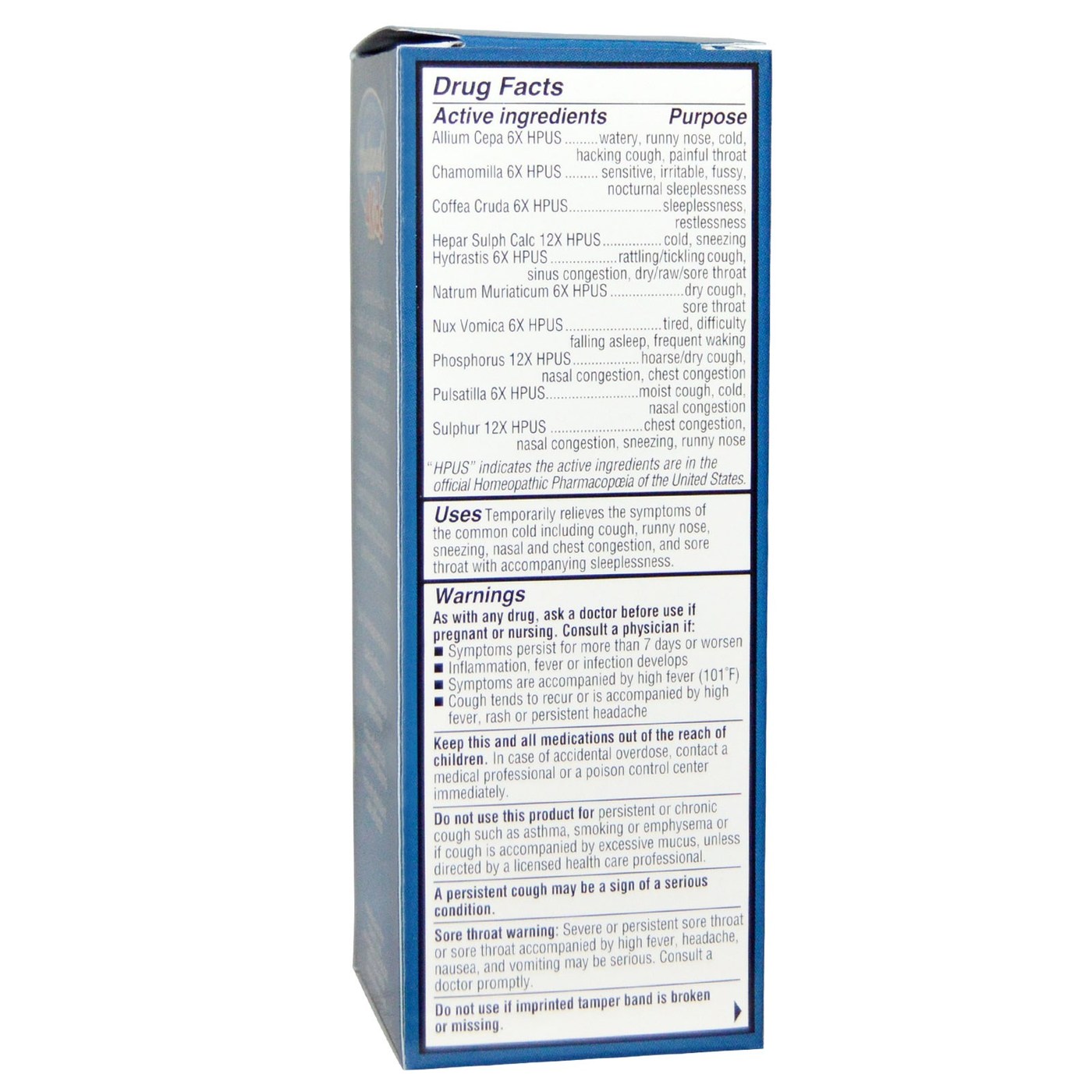 Hyland's A noite fria N'Cough 4 Kids 4 OZ - Imagem 2