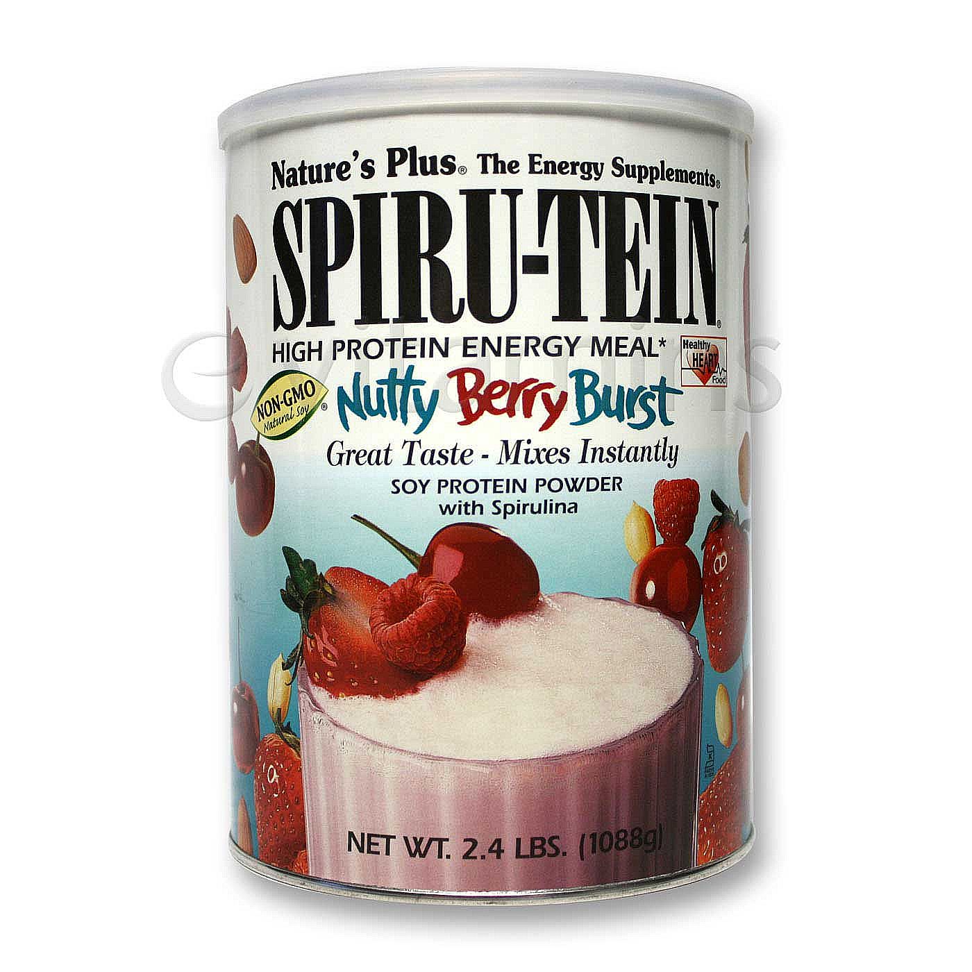 Nature's Plus Spiru-Tein Nutty Berry Explosão de 2 lbs,4