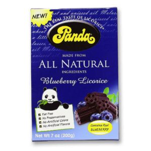 Panda Todos Natural Blueberry Alcaçuz 12-7 Boxes oz
