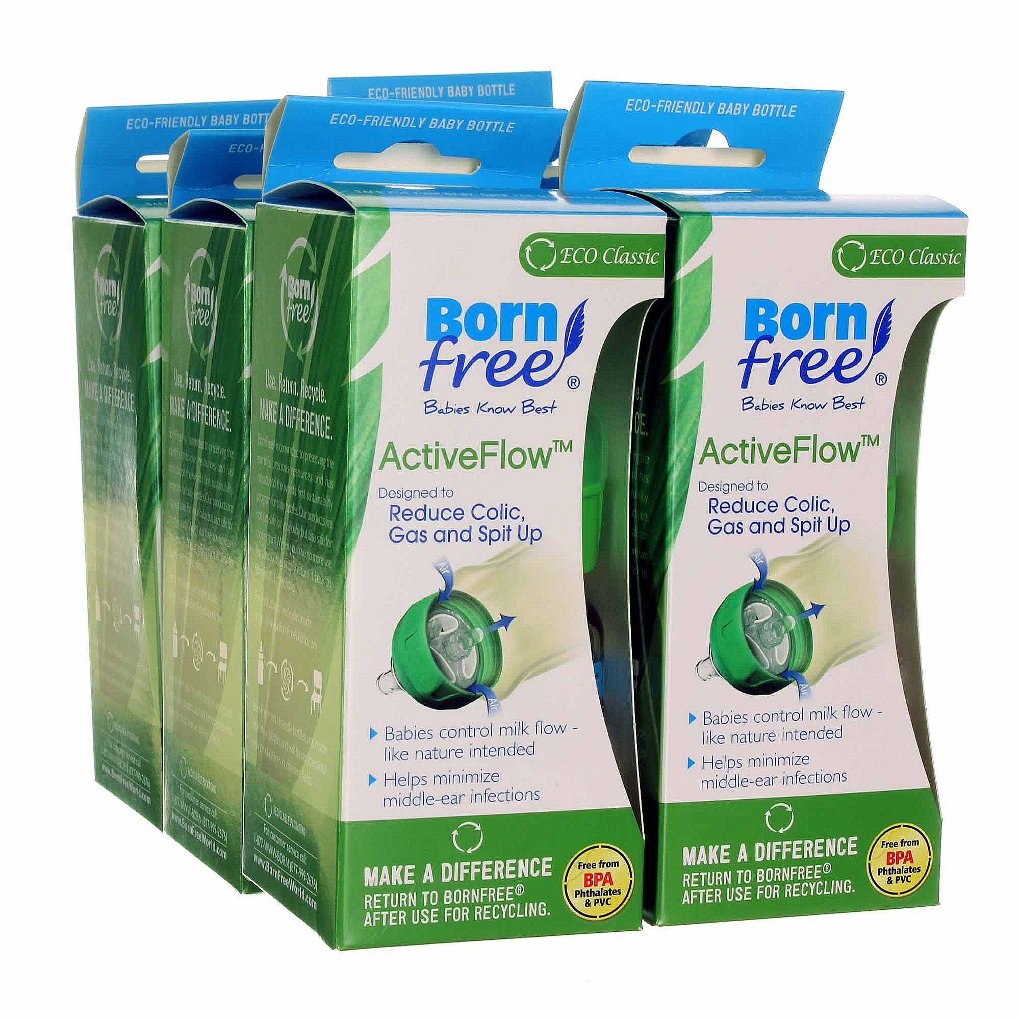 Born Free Ampla gargalo do bebê 6-5 oz garrafas