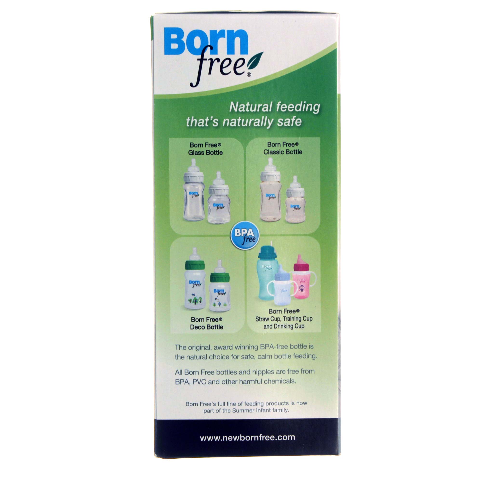 Born Free Wide Neck vidro Bebê Bottle 5 oz Bottle - Imagem 4