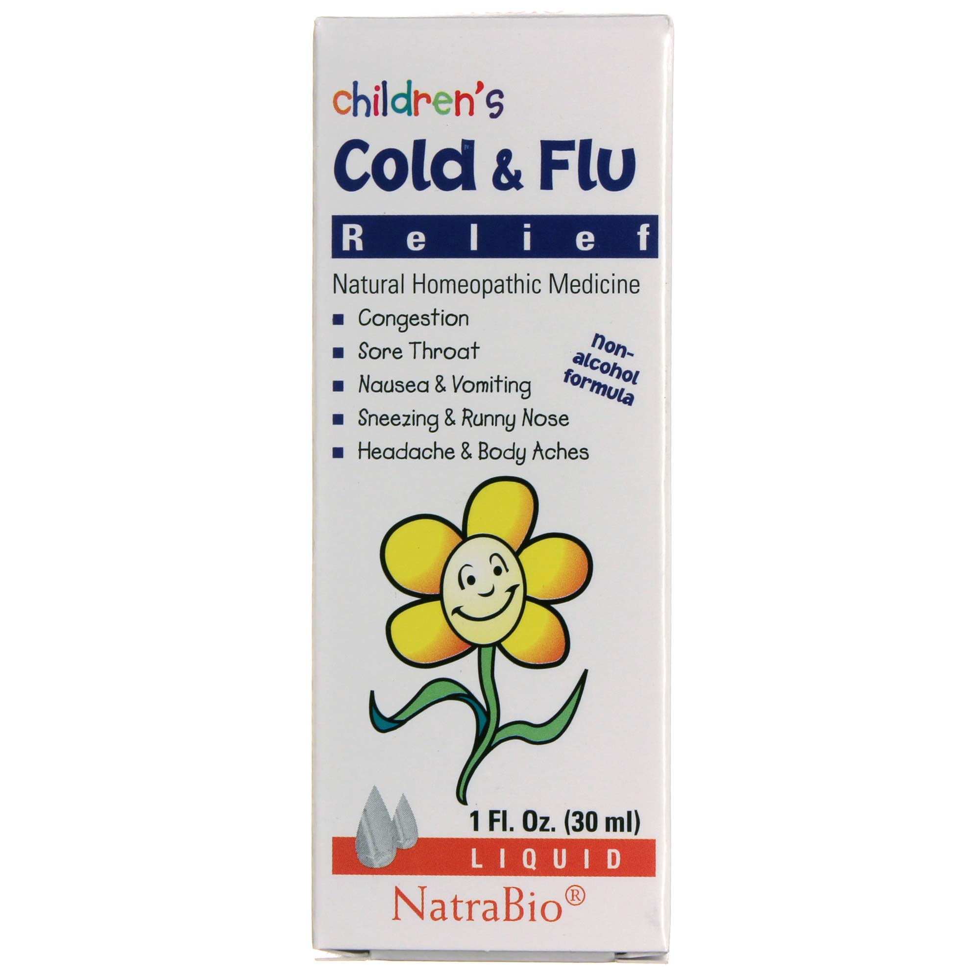 Natra-Bio Infantil Fria e Flu sem sabor 1 fl oz