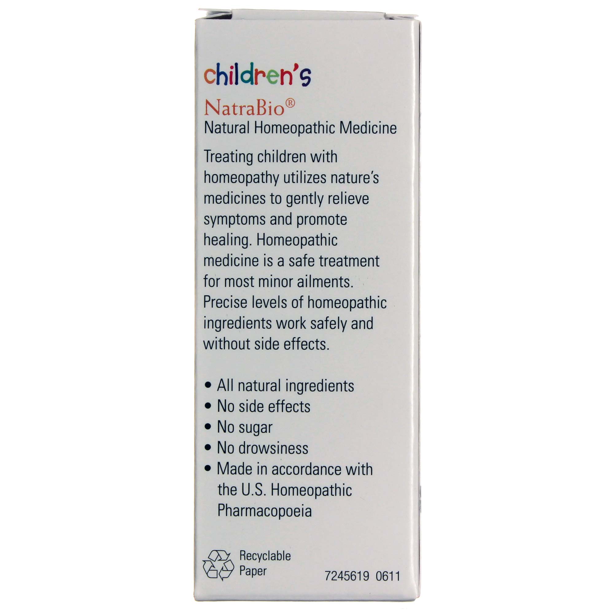 Natra-Bio Infantil Fria e Flu sem sabor 1 fl oz - Imagem 3