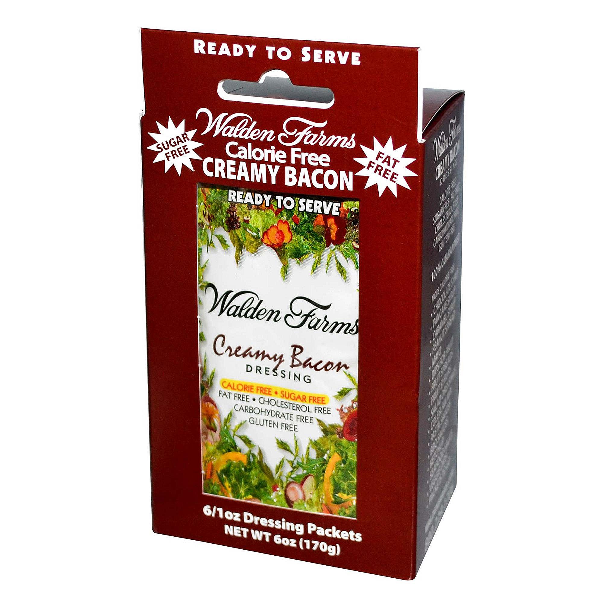 Walden Farms Bacon Creamy Vestir 6 pacotes