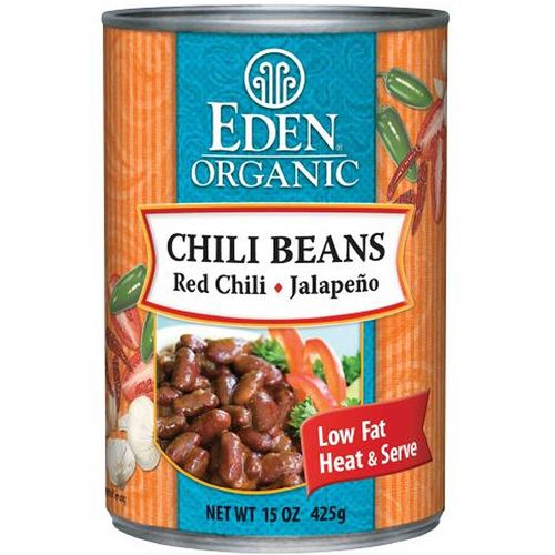 Eden Foods Chili Beans orgânicas com Japapeno e Chili Peppers 15 onças
