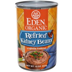 Eden Foods Refried Orgânica Suporte Renal Beans (12 Pack) (12) - 16 latas de onças