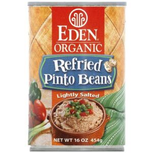 Eden Foods Orgânico Refried Pinto Beans 16 onças