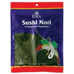 Eden Foods Sushi Nori Sea Vegetable 0,6 onças
