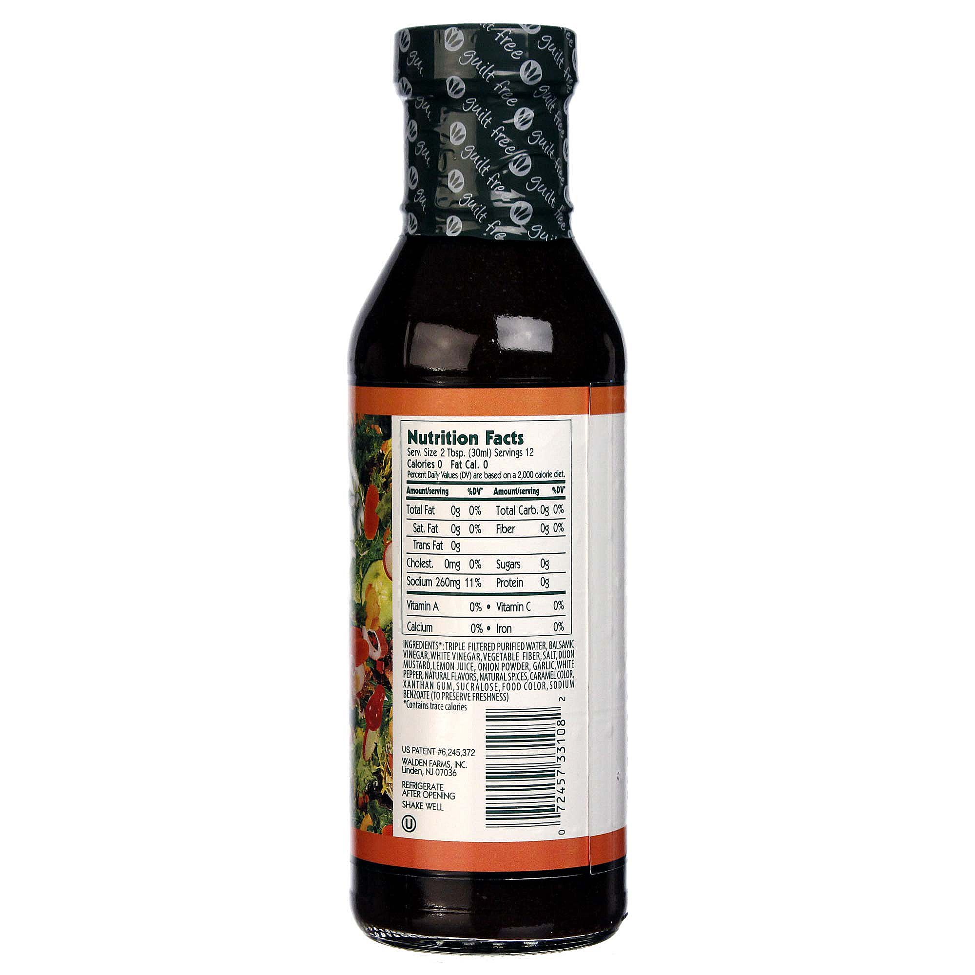 Walden Farms Balsâmico Molho Vinagrete 12 fl oz - Imagem 2