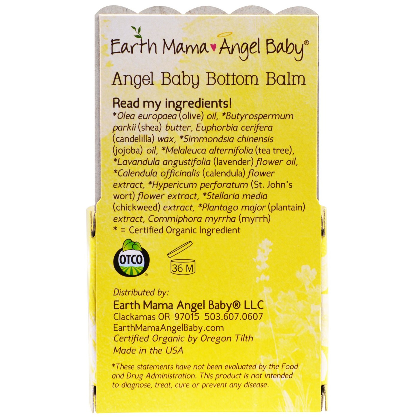Earth Mama Angel Bebê Angel Bebê Balm inferior 2 fl oz - Imagem 2