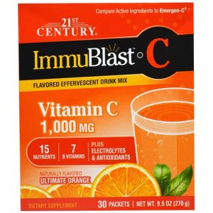 Comprar 21st century immublast c, laranja - 1,000 mg - 30 packets preço no brasil imunidade suplemento importado loja 53 online promoção - 27 de março de 2023